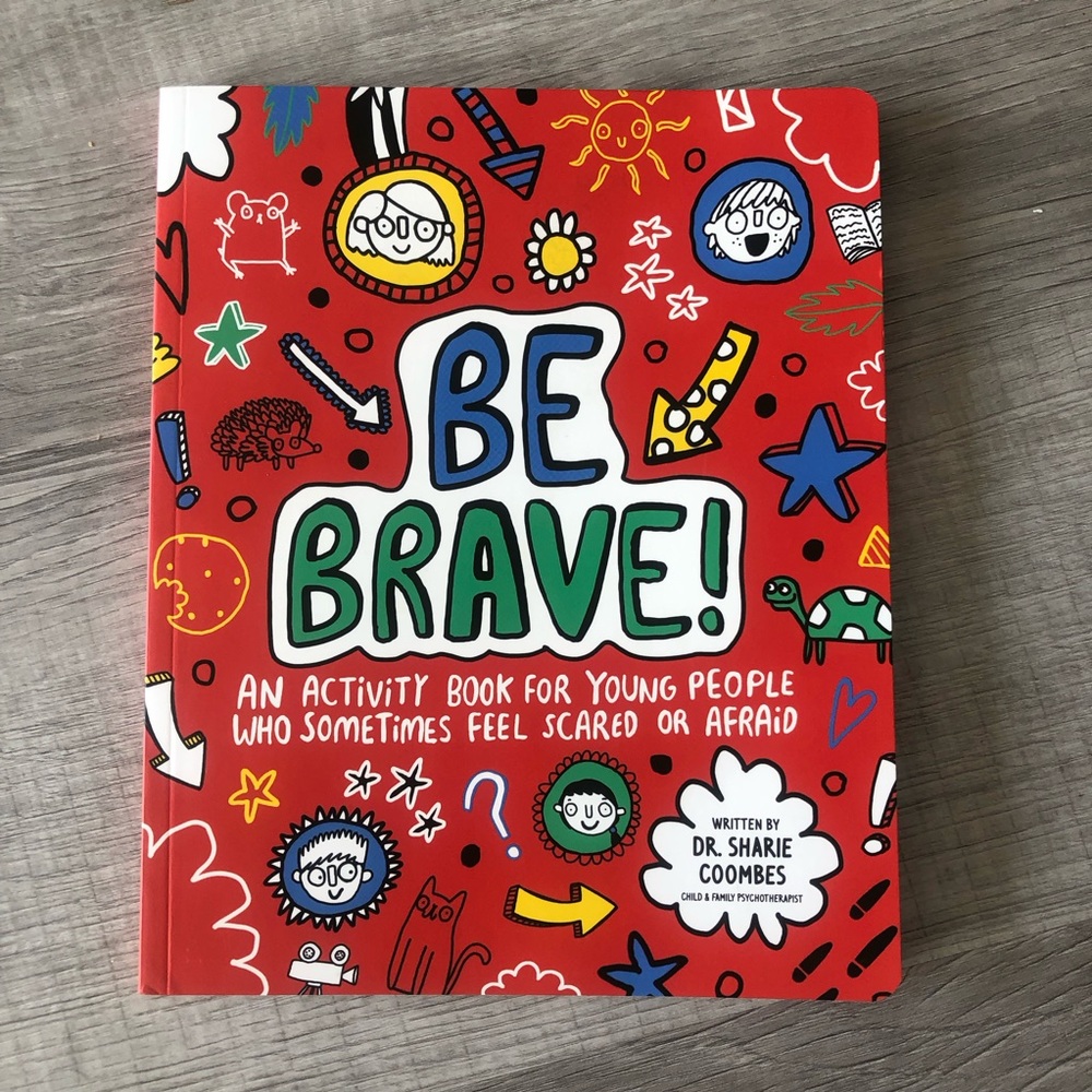 Be Brave! Activity Book for Kids - Red